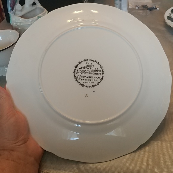 Vintage Cake Plate Elizabethan Bone China - Picture 10 of 11